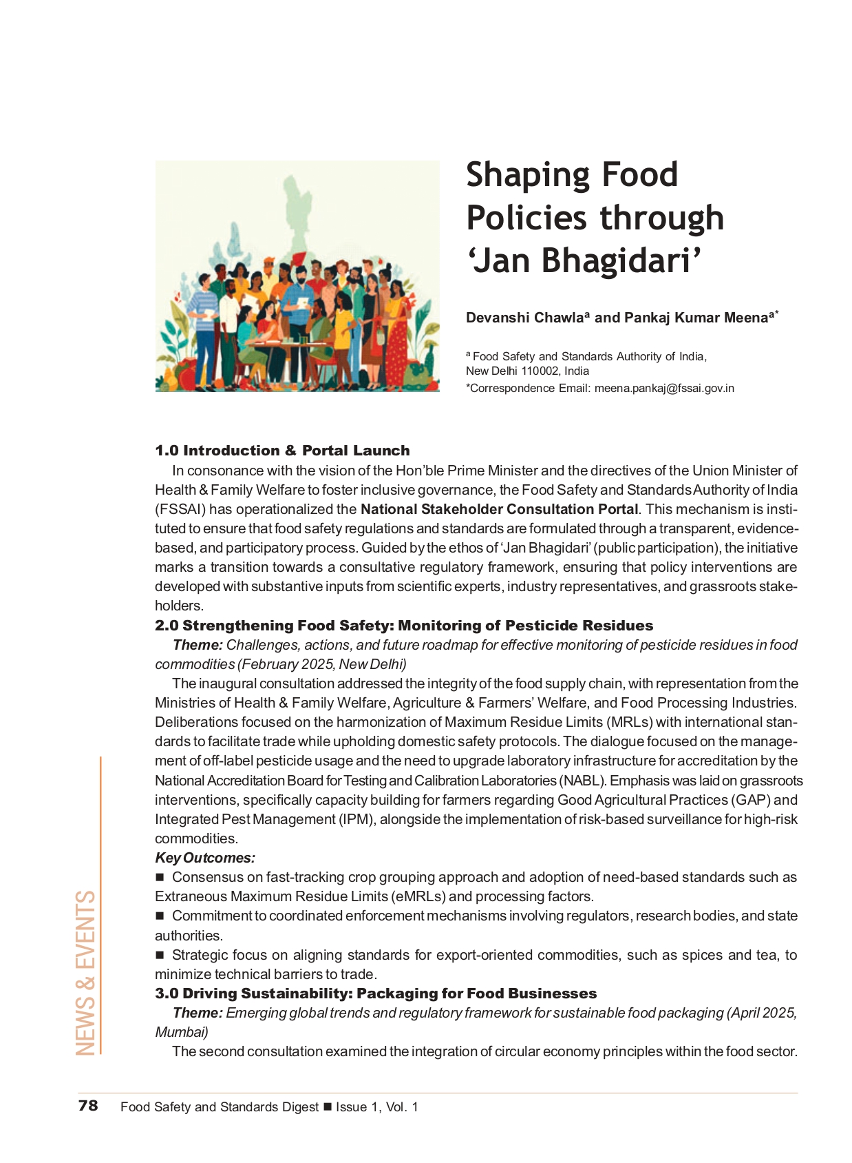 Shaping Food Policies through 'Jan Bhagidari'